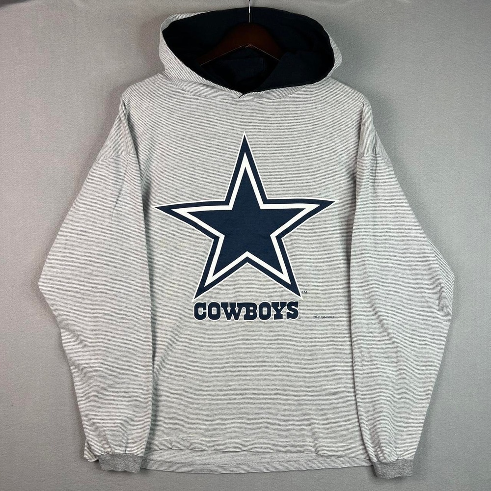 Vintage Dallas Cowboys NFL Football Trench Lightweight Hoodie 1994 XL